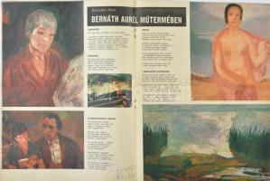 Bernáth Aurél, Borbás Gabi, Házy Erzsébet autográf aláírásai az Új Tükör c. folyóirat 1977-ben megjelent lapszámában