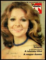Bernáth Aurél, Borbás Gabi, Házy Erzsébet autográf aláírásai az Új Tükör c. folyóirat 1977-ben megje...
