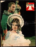 Bernáth Aurél, Borbás Gabi, Házy Erzsébet autográf aláírásai az Új Tükör c. folyóirat 1977-ben megje...