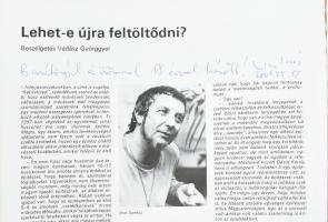 Keserü Ilona, El Kazovszkij, Mácsai István, Székely Péter (Pierre Székely, 4 db aláírás), Lugossy Má...