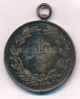 1909. UTE II. / Serlegdíj 1909. IV. 11-12 ezüstözött fém díjérem füllel (36mm) T:2