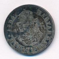 1889KB 1Ft Ag "Ferenc József / Barokk címer" T:2- patina, karc
Hungary 1889KB 1 Forint Ag...