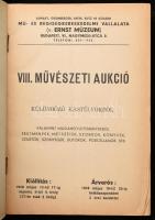 Vegyes aukciós katalógus tétel, 5 db:

Az Ernst - Múzeum aukciói LI. A Kiscelli Kastély régi műtár...