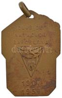 Spanyolország 1957. "Club de Natacion Barcelona 1907 - 1957 / Trofeo Picornel" bronz díjér...