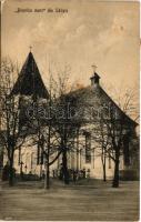 1923 Szelistye, Salistea Sibiului, Saliste; Biserica mare / templom. Dumitru B. Comsa kiadása / church (EK)