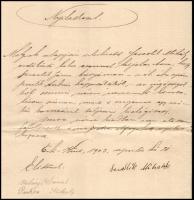 1903 Szvetlik Mihály erdőkertesi lakos nyilatkozata bányájáról