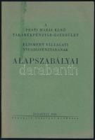 1894-1944 Pesti Hazai Első Takarékpénztár-Egyesület 3 alapszabálya, szabályzata:

A Pesti Hazai El...
