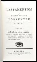 Nánásy Benjámin: A magyar polgárnak törvény szerént való rendes örököse. Dr. Kapás Katalin előszaváv...