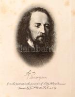 Poetical works of Alfred Lord Tennyson. London, 1899. Macmillan. Korabeli, aranyozott, kissé kopott ...