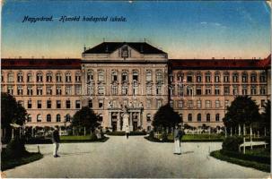 1917 Nagyvárad, Oradea; Honvéd hadapródiskola / K.u.K. military cadet school (kopott sarkak / worn corners)