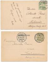 Budapest - 4 db régi város képeslap (Taussig Arthur kiadása) / 4 pre-1945 town-view postcards