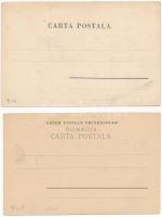 Sinaia - 4 db RÉGI (1905 előtti) város képeslap / 4 pre-1905 town-view postcards