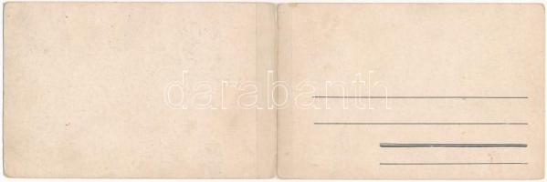 Brassó, Kronstadt, Brasov; 2-részes kihajtható panorámalap. H. Zeidner kiadása / 2-tiled folding pan...