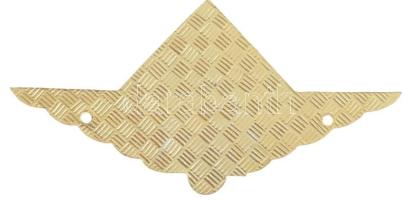 ~1970. "Úttörő Postás" festett, fém sapkajelvény (58x29mm) T:2