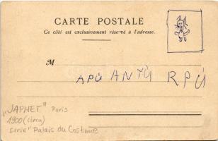 Salambo. Palais du Costume Projet Félix / Erotic lady art postcard. Imp. les Lemercier, Paris litho ...