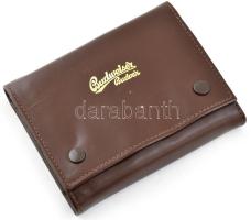 Budweiser sör reklám francia kártya, 2 pakli, eredeti Budwesier logóval díszített műbor tokban