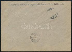 1945 (2. díjszabás) Levél 6 db bélyeggel