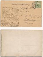 Abbazia, Opatija; - 4 db RÉGI fotó képeslap / 4 pre-1945 photo postcards