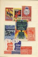 Nagybritannia 122 klf. kiállítási levélzáró 1901-1940 közepes berakóban