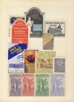 Nagybritannia 122 klf. kiállítási levélzáró 1901-1940 közepes berakóban