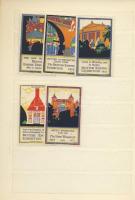 Nagybritannia 122 klf. kiállítási levélzáró 1901-1940 közepes berakóban