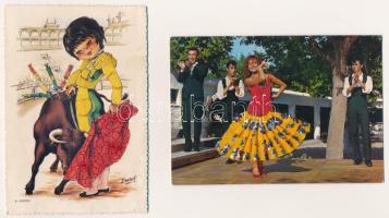 Crikvenica, Cirkvenica, Cirquenizze; 2-részes kihajtható panorámalap / 2-tiled folding panoramacard ...