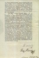 1809 Helytartótanácsi hivatalos levél Darvas Ferenc helytartósági tanácsos, költő saját kezű aláírás...