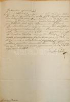 1800 Helytartótanácsi hivatalos levél József nádor saját kezű aláírásával / Ex offo letter Official ...
