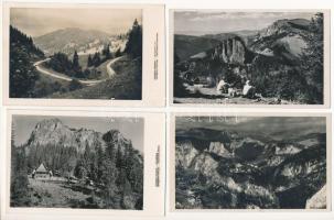 Gyergyói-havasok, Muntii Giurgeu (Gyergyószentmiklós, Gheorgheni); - 4 db RÉGI képeslap / 4 pre-1945 postcards