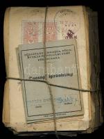 kb 40-50 db régi magyar okmány (közte bélyeges is)