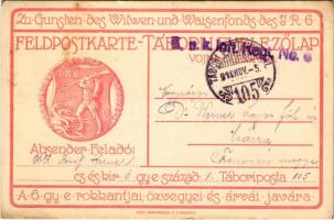 1916 K.u.K. I.R. 6. Zu Gunsten des Witwen und Waisenfonds des I.R. 6. / A cs. és kir. 6. gyalogezred rokkantjai, özvegyei és árvái javára / WWI Austro-Hungarian K.u.K. military, 6th Infantry Regiment charity fund + K.u.K. Inft. Regt. No. 6. (EK)