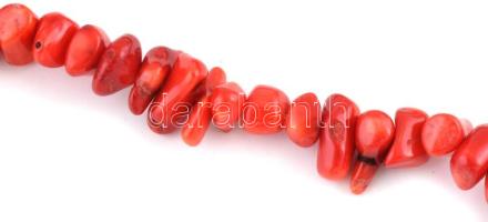 Exkluzív, korall nyaklánc. h: 42cm