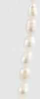 Exkluzív, tenyésztett gyöngy nyaklánc nagyméretű gyöngyökkal. h: 47 cm