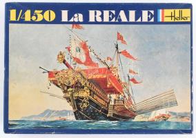 Heller La Reale hajó makett eredeti dobozában.