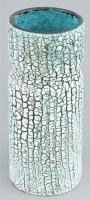 Bán Károly: Retró kerámia váza, jelzett, alján minimális restaurálással, m: 27,5 cm