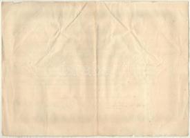 Jászladány 1911. "Jászsági Helyi Érdekü Vasut Részvénytársaság" elsőbbségi részvénye 200K-...