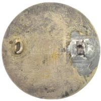 Osztrák-Magyar Monarchia 1915. "Erzsébet Királyné Békemedál" ezüstözött fém patrióta kitűz...