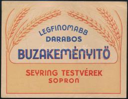 Legfinomabb darabos búzakeményítő - Seyring Testvérek Sopron címke