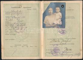 1924 A Magyar Királyság által kiállított fényképes útlevél / Hungarian passport