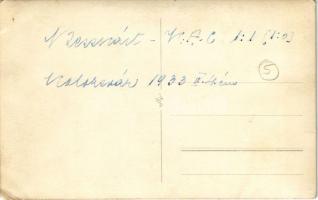 1933 Június 4. - Kolozsvár, Cluj; K.A.C labdarúgó csapata, foci / football team, sport (EK)