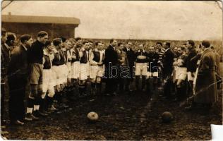 1926 Prága, Praha; Slavia - FTC (Fradi) 6-0 foci meccs, labdarúgó mérkőzés / football match. photo (EM)