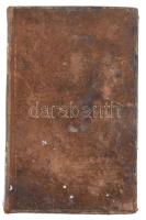 Zsidó imakönyv. Machsor Tom. II. Bécs, 1840, Franz Edler von Schmid. Héber nyelven. Bőrkötésben, kop...