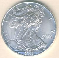 USA 2003. 1$/1oz Ag "Liberty" T:1