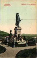 1909 Segesvár, Schässburg, Sighisoara; Petőfi szobor. Fritz Serafin kiadása / Petőfi-Denkmal / statue
