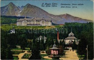 1918 Tátralomnic, Tatranská Lomnica (Magas-Tátra, Vysoké Tatry); Palota szálloda / Hotel Palace (EK)