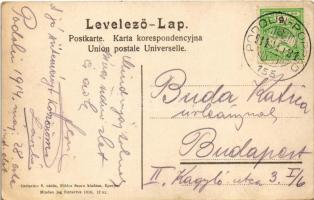 1914 Tátra, Magas-Tátra, Vysoké Tatry; Zerge szálló a Tarpataki-völgyben. Cattarino S. utóda Földes ...