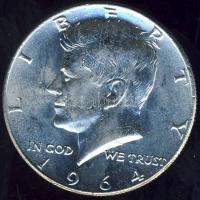 USA 1964. 1/2$ Ag "Kennedy" T: 1/2