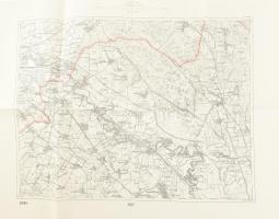 1925 Jánk és környékének katonai térképe, 1:75 000, M. Kir. Állami Térképészet, 48×62 cm