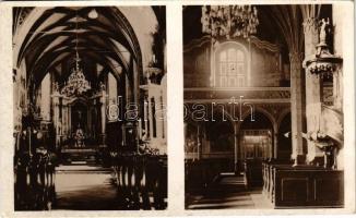 1939 Rozsnyó, Roznava; Római katolikus székesegyház, szentély és kórus, belső / cathedral, interior (fl)