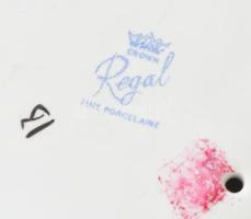 Regal porcelán hintó, jelzett, kopásokkal, m: 20 cm